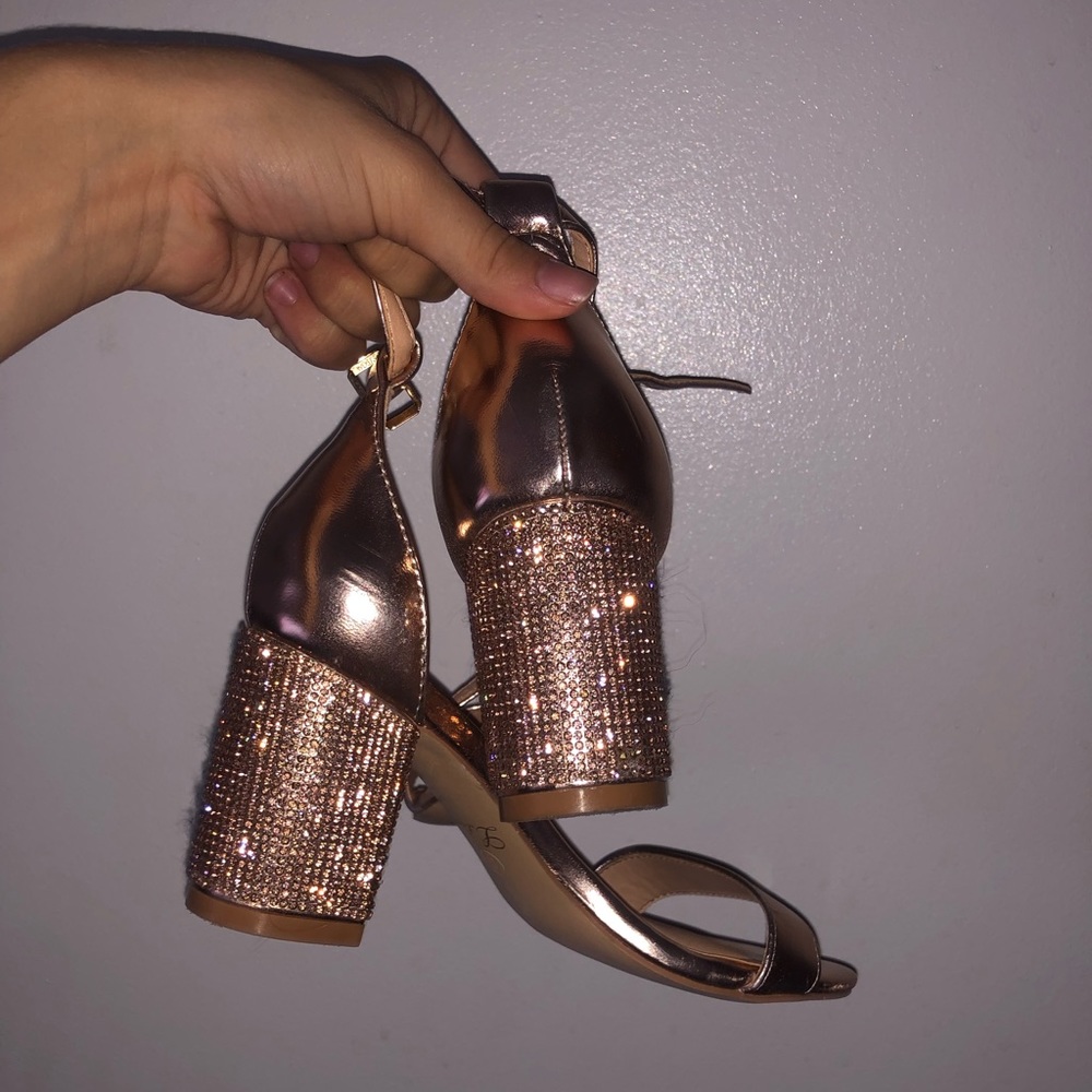 rose gold heels